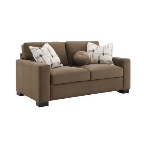 Brayan Loveseat Suede Fabric