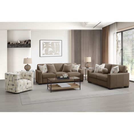 Brayan Sofa Suede Fabric
