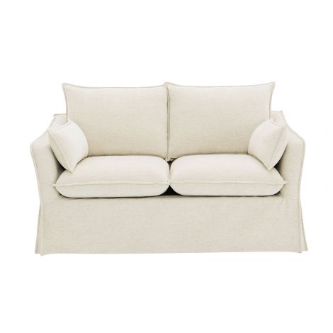 Kris Beige Sloped Loveseat