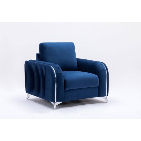 Kriss Velvet Upholstered Chair