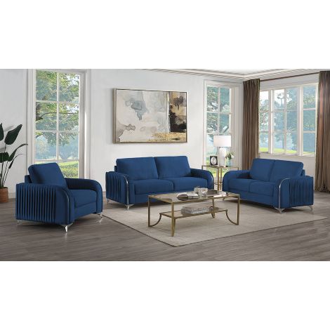 Kriss Velvet Upholstered Sofa
