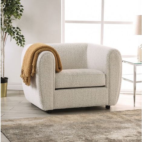 Marki Contemporary White Chair